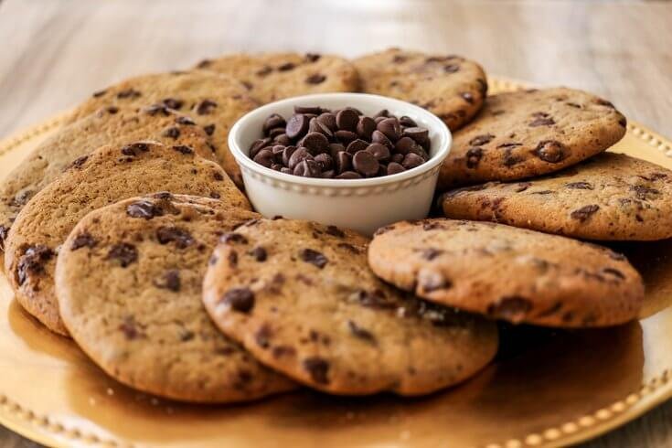Delicious Chocolate Chip Cookies! JHVinylShop Cookies Disclosure.