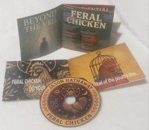 Feral Chicken vinyl record and package detail