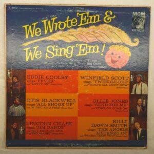 We Wrote 'Em & We Sing 'Em 1960/1961 OG PROMOTIONAL LP MGM MONO