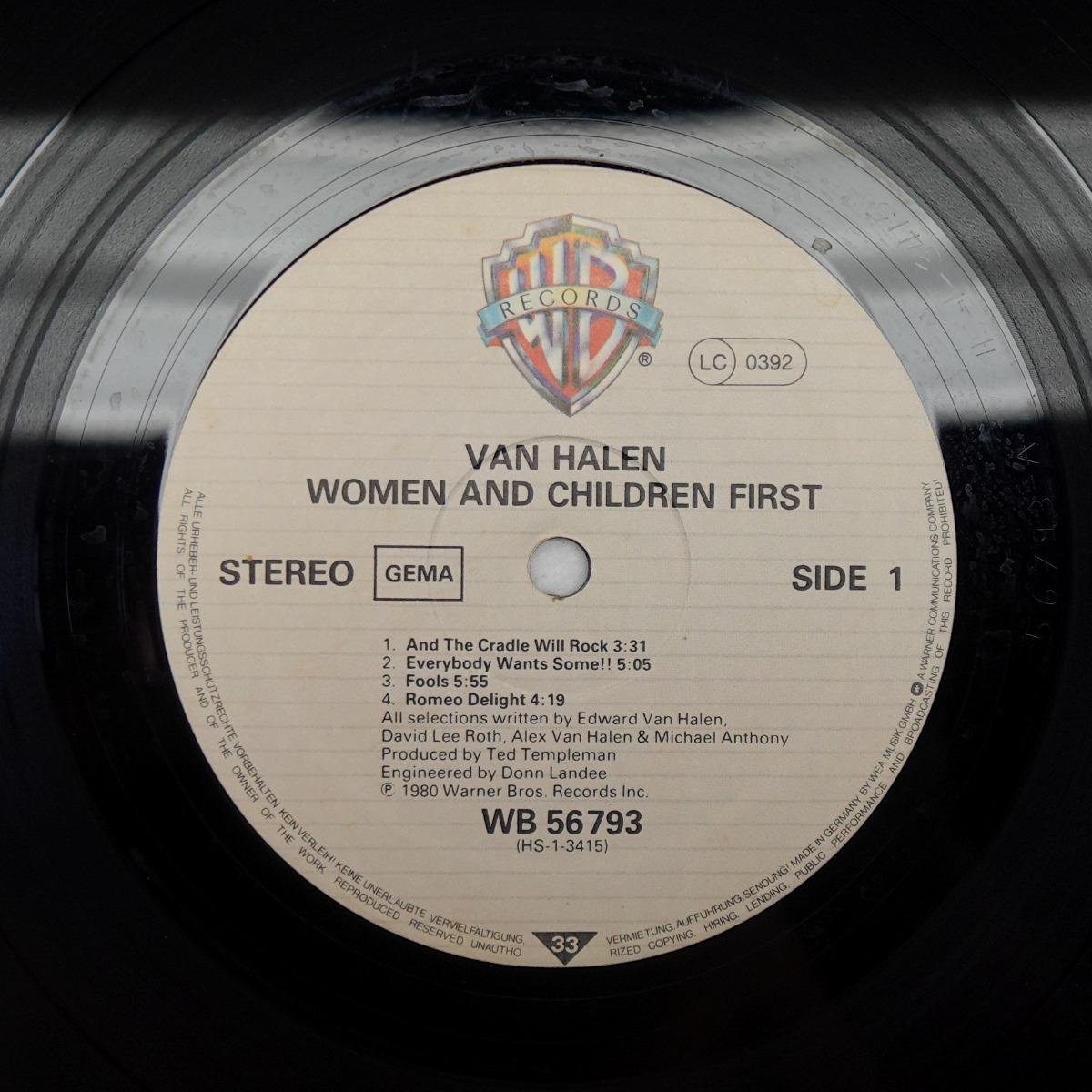 WB56793 Van Halen Women And Children First (16) WB56793 Van Halen Women And Children First (16)